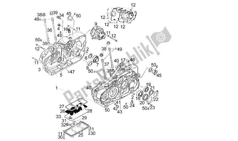 Toutes les pièces pour le La Pompe à Huile du Aprilia Pegaso 600 1990