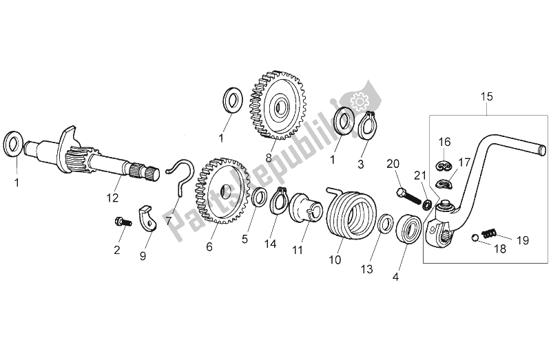 Todas las partes para Unidad De Encendido de Aprilia RX SX 50 2006