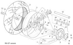 roue arrière version st-rs