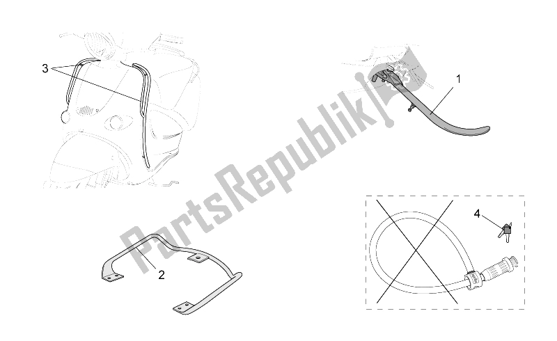 All parts for the Acc. - Various of the Aprilia Mojito 125 1999