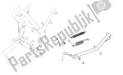 soporte central supermotard