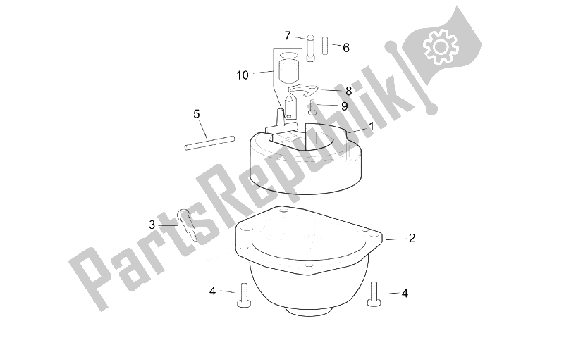 Todas as partes de Carburador Mikuni Iii do Aprilia SR 125 150 1999