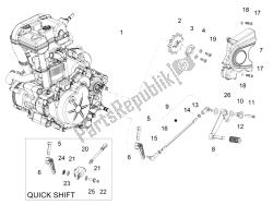 Engine-Completing part-Lever