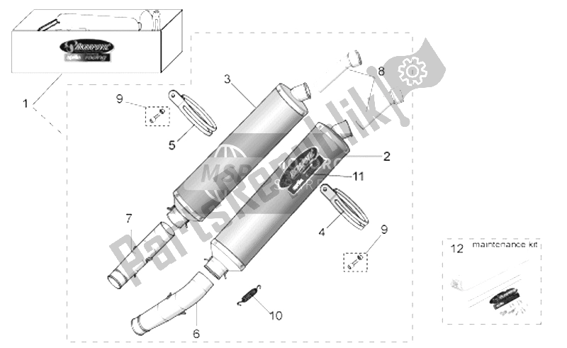 Todas las partes para Acc. - Partes De Rendimiento I de Aprilia RSV Tuono 1000 2006