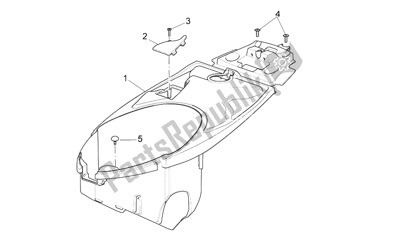 Toutes les pièces pour le Underaddle du Aprilia Sport City Street 300 4T 4V E3 2012