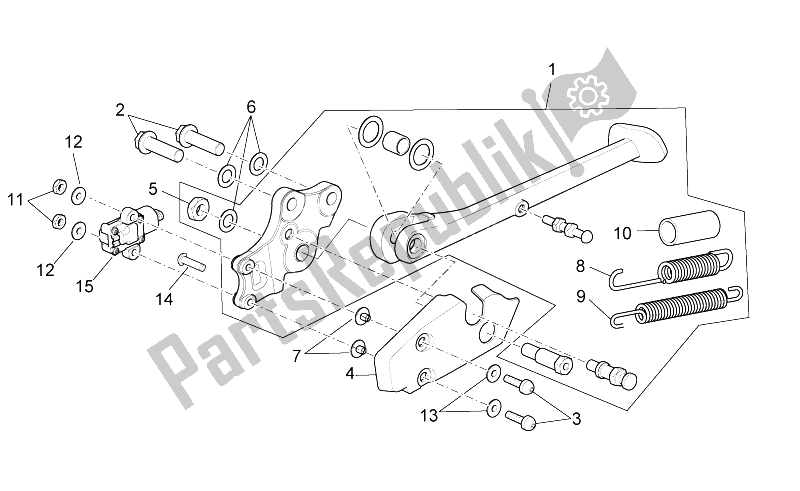 Alle Teile für das Zentraler Ständer des Aprilia RSV4 R 1000 2009