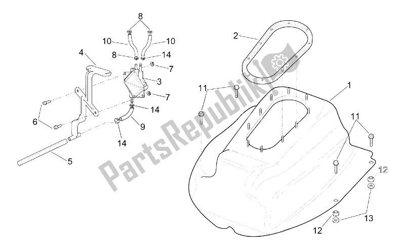 Tutte le parti per il Serbatoio Di Carburante del Aprilia Leonardo 250 ENG Yamaha 1999