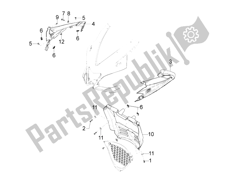 Toutes les pièces pour le Canal du Aprilia RS4 50 2T 2011