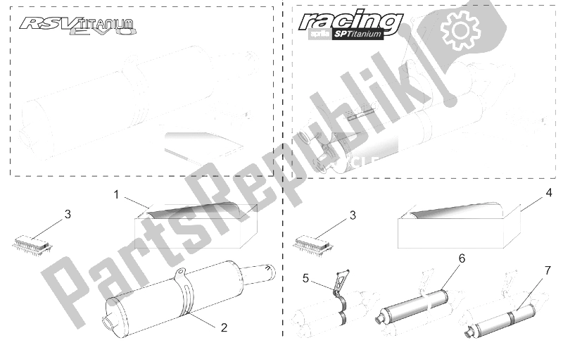 Toutes les pièces pour le Acc. - Pièces De Performance Iii du Aprilia RSV Mille 1000 2003