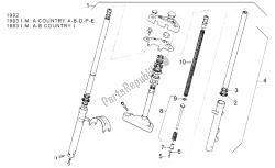 przedni widelec 92-93 - lewa tuleja
