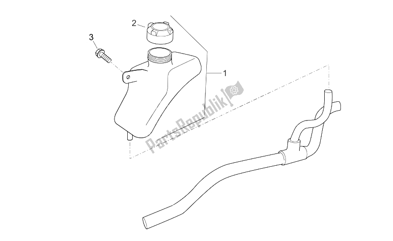 Toutes les pièces pour le Vase D'expansion du Aprilia Atlantic 125 250 2006