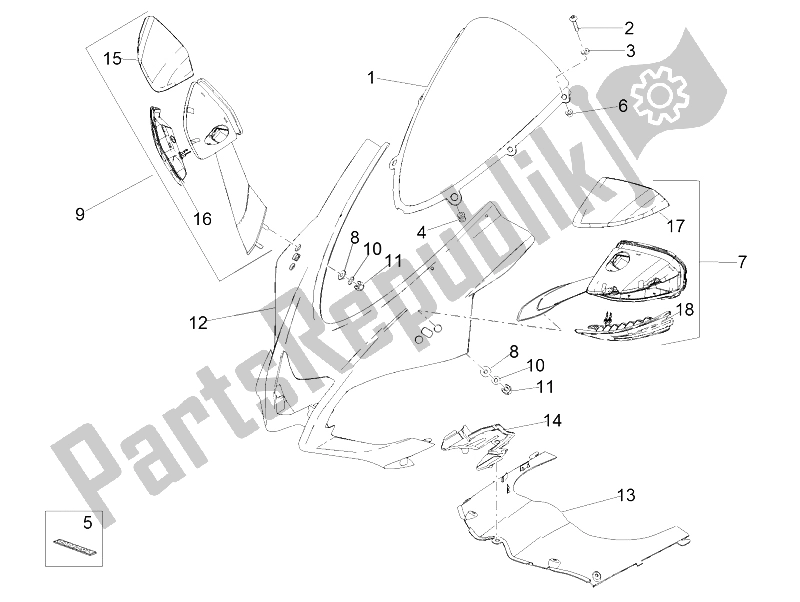 Toutes les pièces pour le Verkl. Du Aprilia RSV4 RR 1000 2015