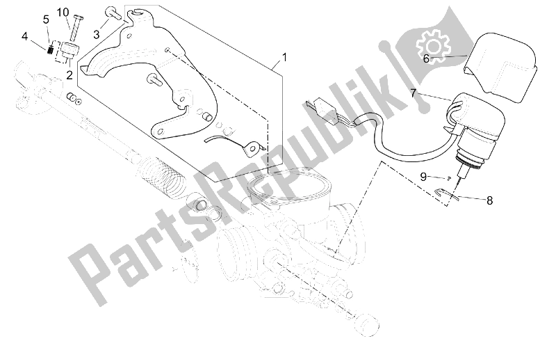 Toutes les pièces pour le Carburateur Iii du Aprilia Scarabeo 125 150 200 ENG Rotax 1999