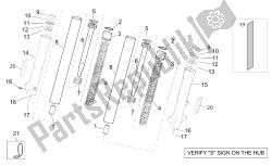 showa garfo dianteiro - cubos, mangas