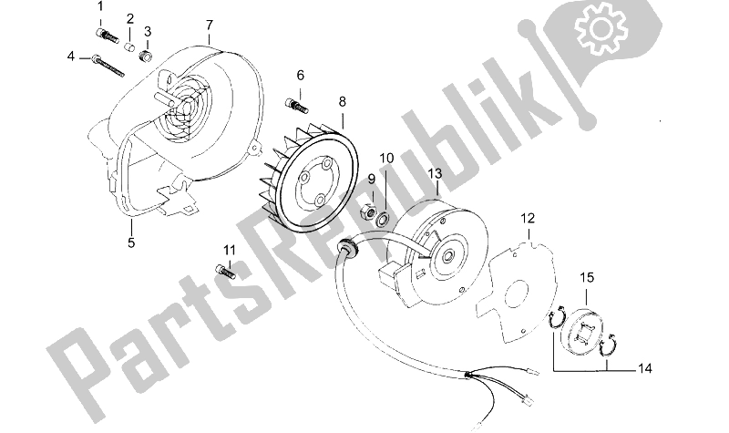 Alle onderdelen voor de Cdi Magneto Assy van de Aprilia SR Viper 50 1994