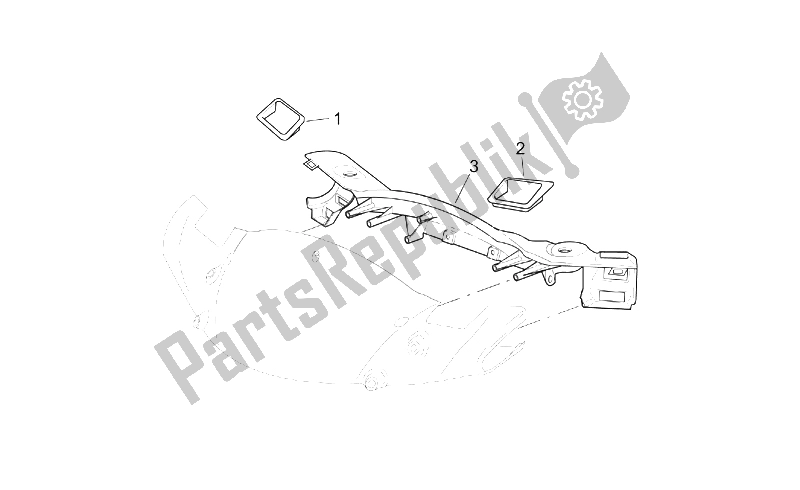 Tutte le parti per il Corpo Anteriore - Cruscotto del Aprilia Leonardo 250 ENG Yamaha 1999