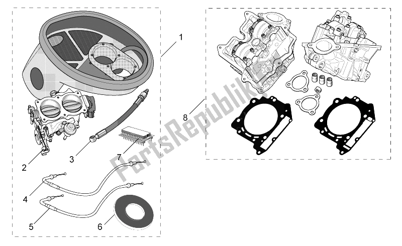 Toutes les pièces pour le Acc. - Pièces De Performance Iv du Aprilia RSV Mille 1000 2003