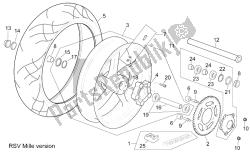 Rear wheel RSV Mille Version