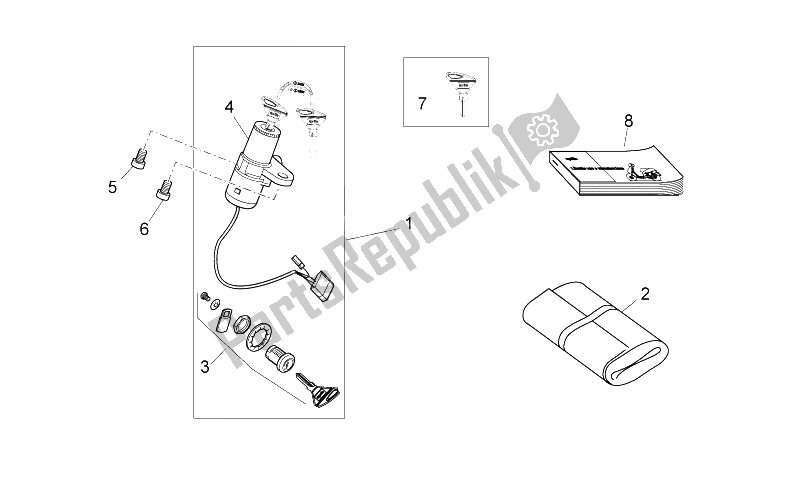 Toutes les pièces pour le Terminer La Partie du Aprilia RX SX 50 2006