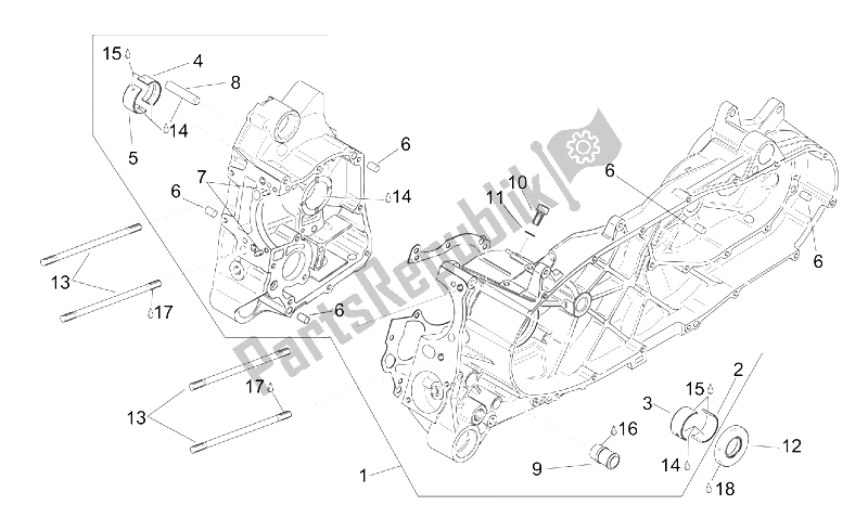 Wszystkie części do Korbowód Aprilia Scarabeo 125 150 200 ENG Rotax 1999