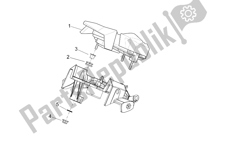 All parts for the Dashboard of the Aprilia SXV 450 550 Street Legal 2009