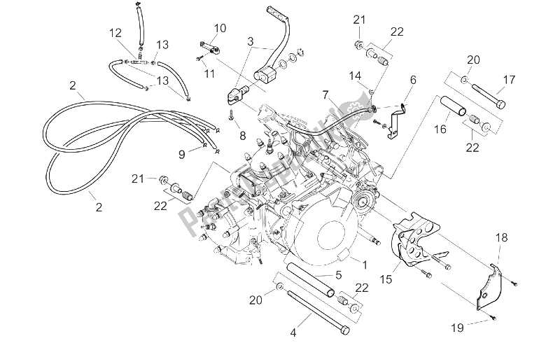 Todas as partes de Motor / Carburador I do Aprilia RS 250 1998