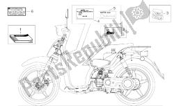 decal op.handbooks e set di piatti