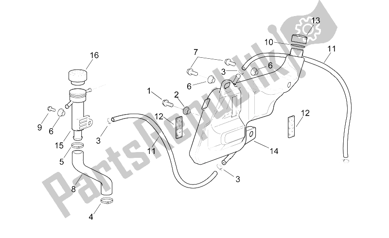 Toutes les pièces pour le Vase D'expansion du Aprilia RSV Mille SP 1000 1999