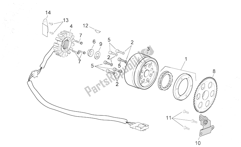 Tutte le parti per il Unità Di Accensione del Aprilia Scarabeo 400 492 500 Light 2006