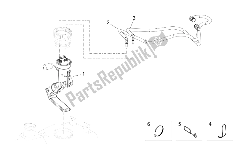 Tutte le parti per il Fornitura Ii del Aprilia Atlantic 125 250 2006