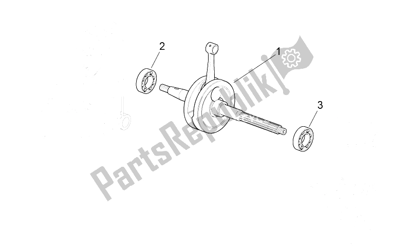 Tutte le parti per il Albero Di Trasmissione del Aprilia Scarabeo 50 4T 4V NET 2010