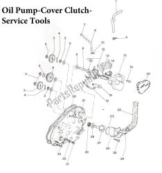 outils de service d'embrayage de couvercle de pompe à huile