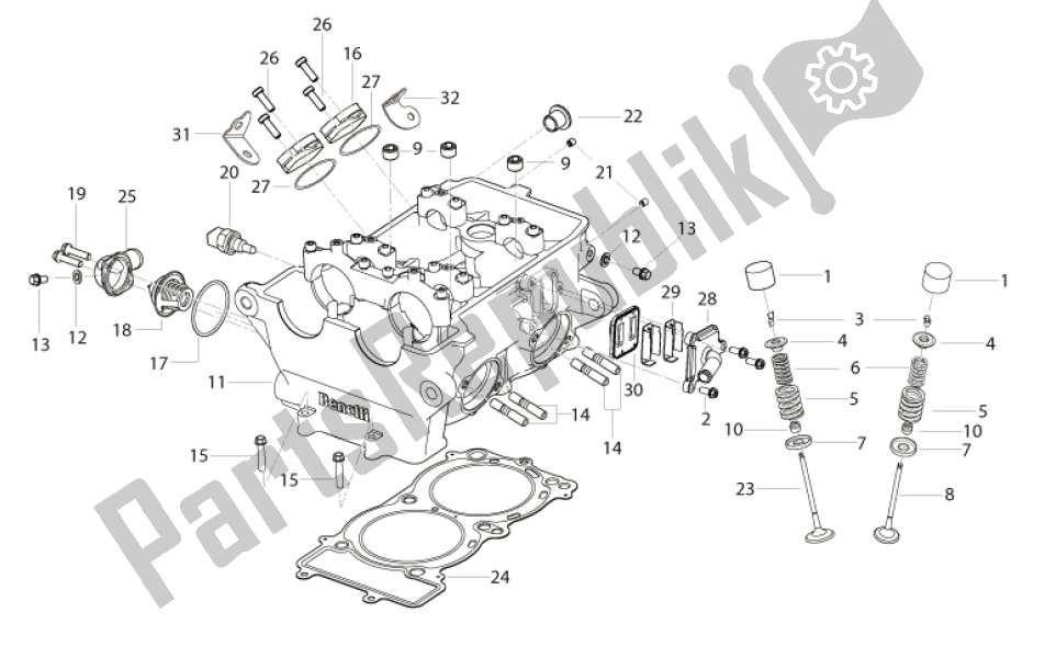 Todas las partes para Cabeza De Cilindro de Benelli Leoncino 800 2022 - 2023