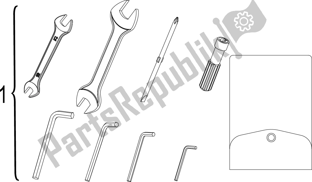 Alle onderdelen voor de Tool Kit Assy van de Benelli 752 S 2022 - 2023