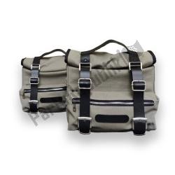 Canvas side bags Benelli - Gray