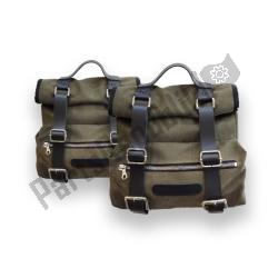 Canvas side bags Benelli - Military green