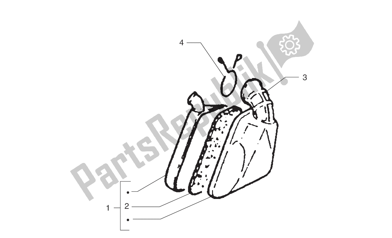 Todas las partes para Filtro De Aire de Beta ARK K LC Zwart Geel 50 2000 - 2010