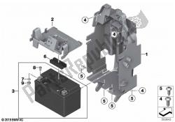 batería con soporte