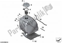 depósito de combustible / piezas de montaje