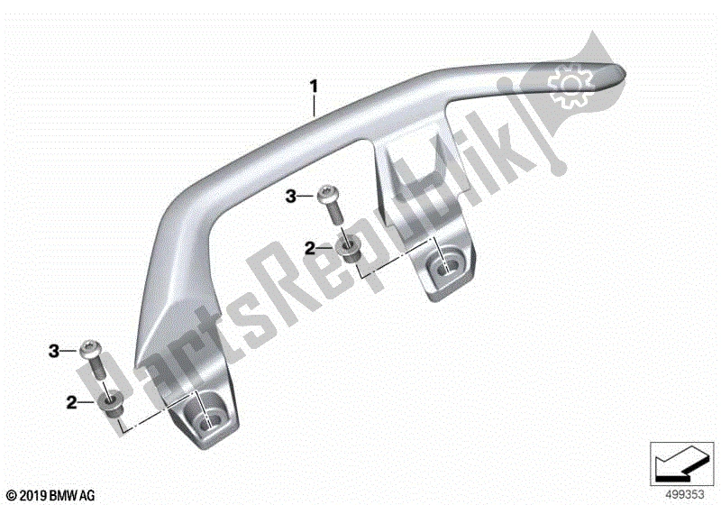 Todas las partes para Mango Trasero de BMW C 400 GT K 08 2018 - 2020