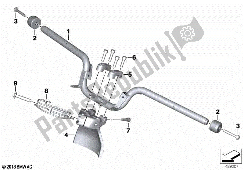 Todas las partes para Manillar de BMW C 400 GT K 08 2018 - 2020