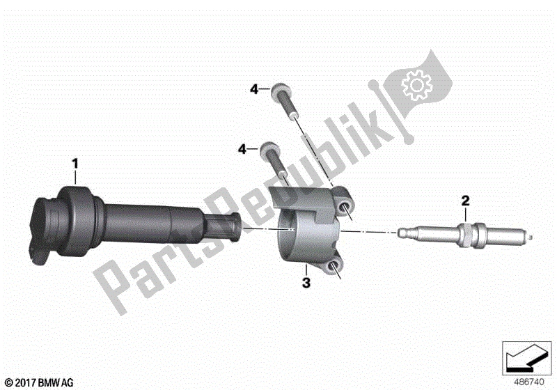 Todas las partes para Bobina De Encendido / Bujía de BMW C 400 GT K 08 2018 - 2020