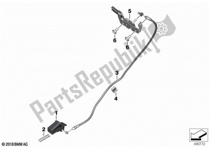 Todas las partes para Cerradura Del Maletero de BMW C 400 GT K 08 2018 - 2020