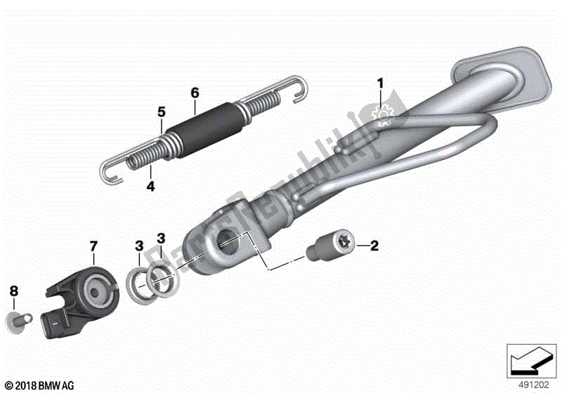 Todas las partes para Costado de BMW C 400 GT K 08 2018 - 2020