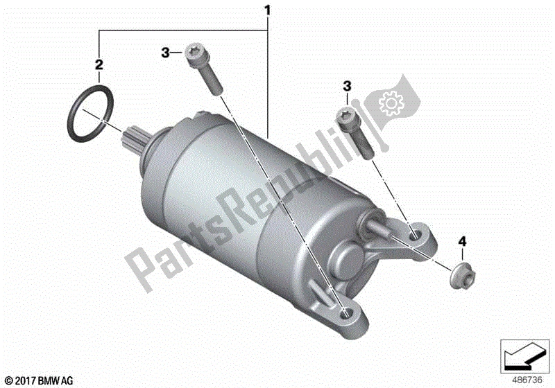 Todas las partes para Inicio de BMW C 400 GT K 08 2018 - 2020