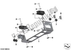 Bracket for engine-management ECU