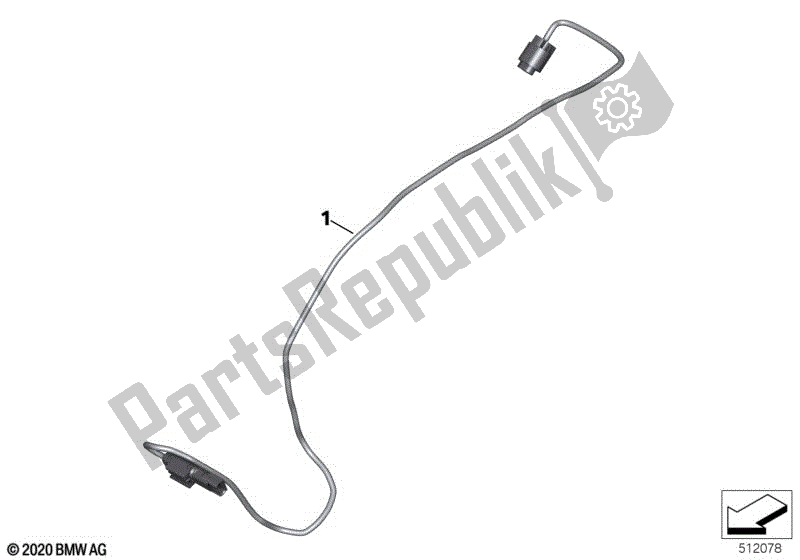 Alle onderdelen voor de Cable Trunk Light van de BMW C 400 GT K 08 2021