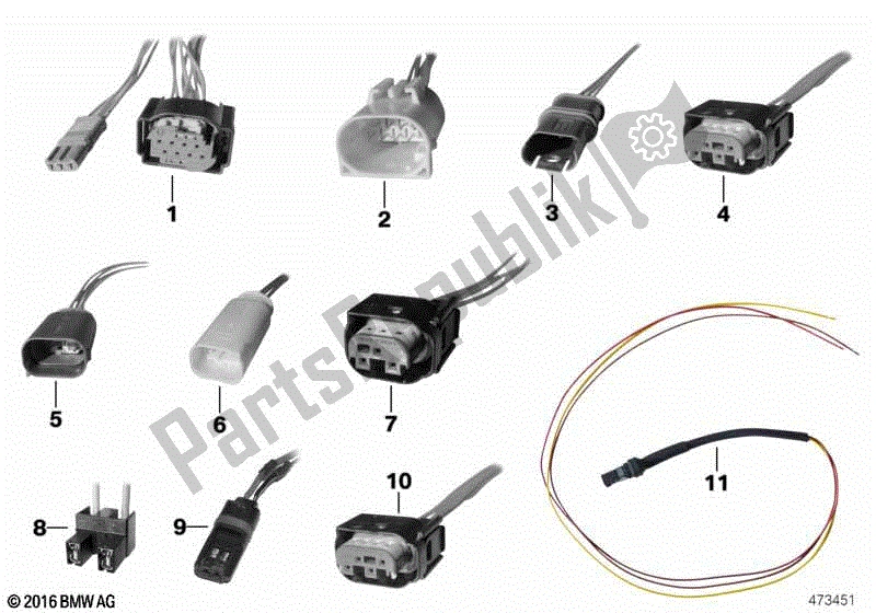 Alle onderdelen voor de Reparatie Plug van de BMW C 400 GT K 08 2021