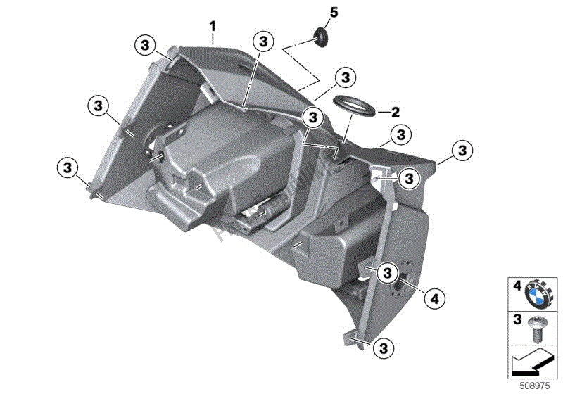 Todas las partes para Protector De Pierna, Superior de BMW C 400 X K 09 2018 - 2019