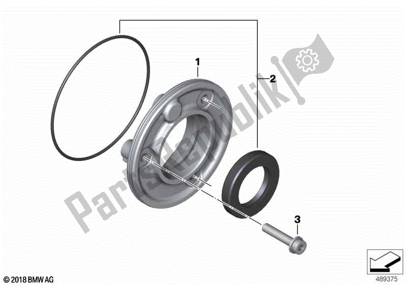 Todas las partes para Transmisión Por Cadena De Distribución De La Tapa de BMW C 400 X K 09 2018 - 2019